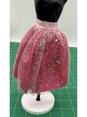 2019 Barbie Glitter Magic Princess Doll Skirt Only